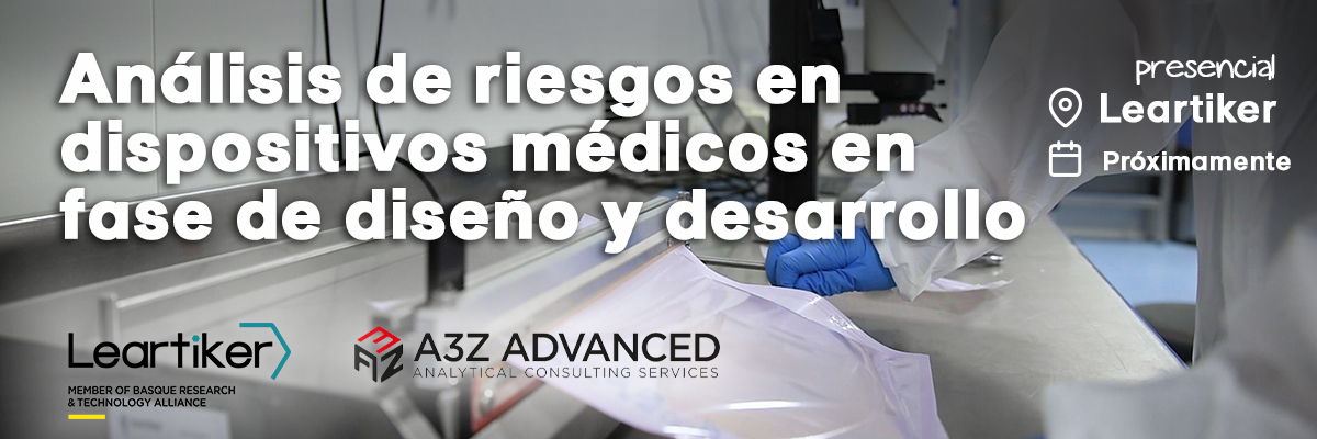 Curso especializado en análisis de riesgos en dispositivos médicos en fase de diseño y desarrollo